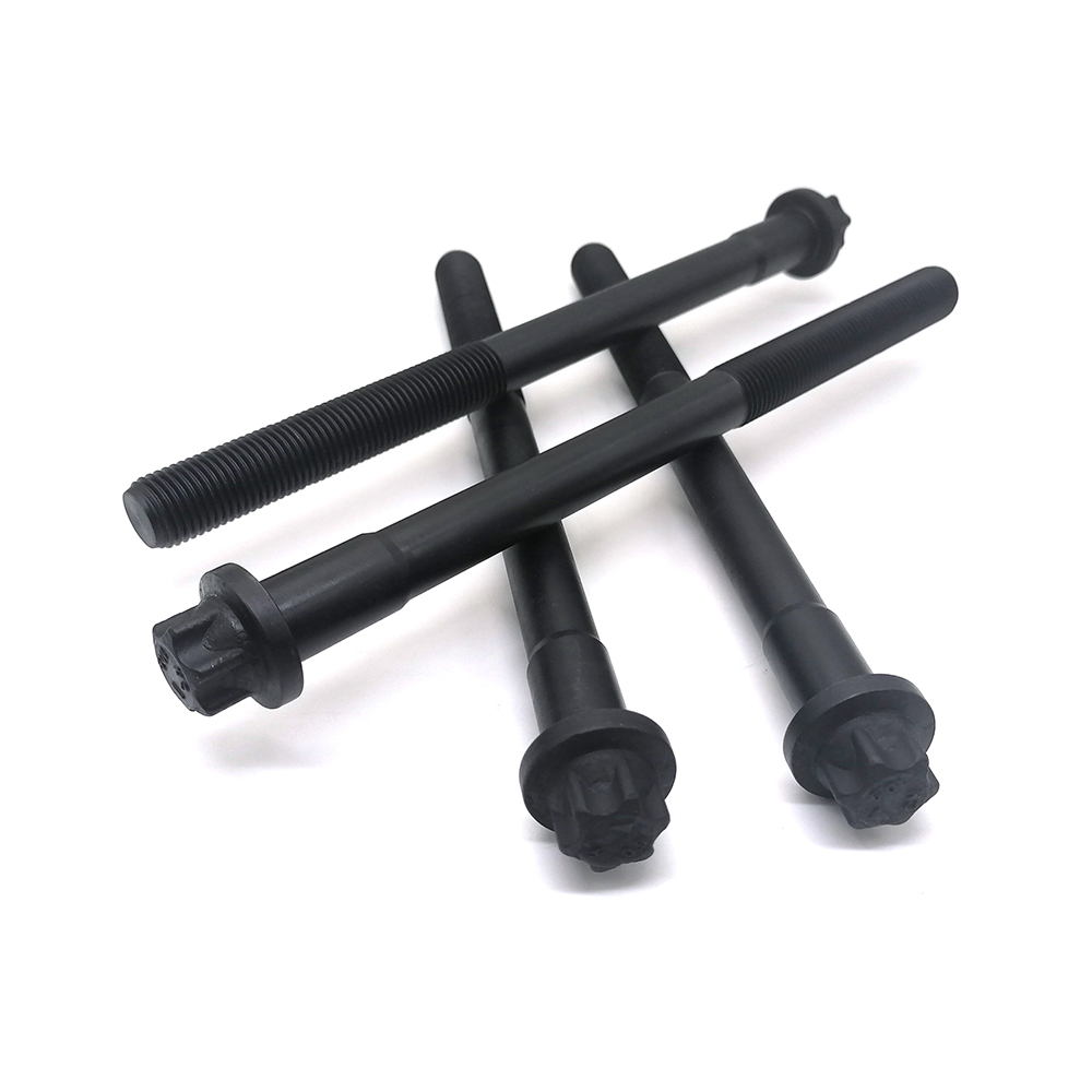 工廠生產(chǎn)六角法蘭螺栓10.9級(jí)高···